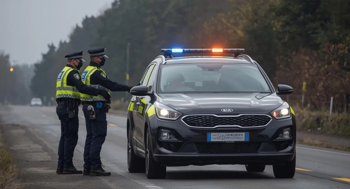 Policja, latek promila - zdjęcie, fotografia