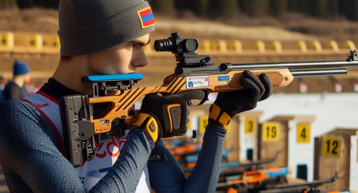 Biathlon, biegi narciarskie, Sprinty biathlonistek - zdjęcie, fotografia