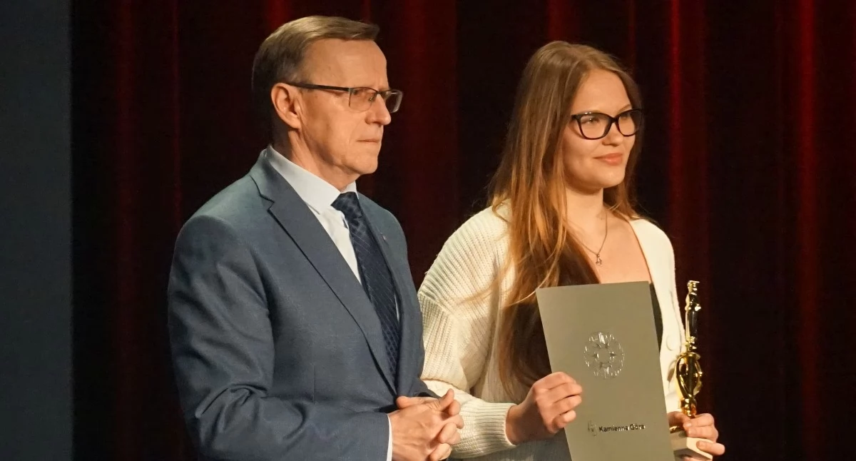 fot Burmistrz Janusz Chodasewicz z Blanką Sergiel