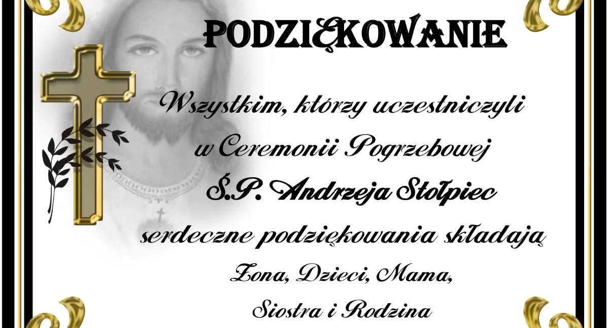 Pożegnania, PODZIĘKOWANIE - zdjęcie, fotografia
