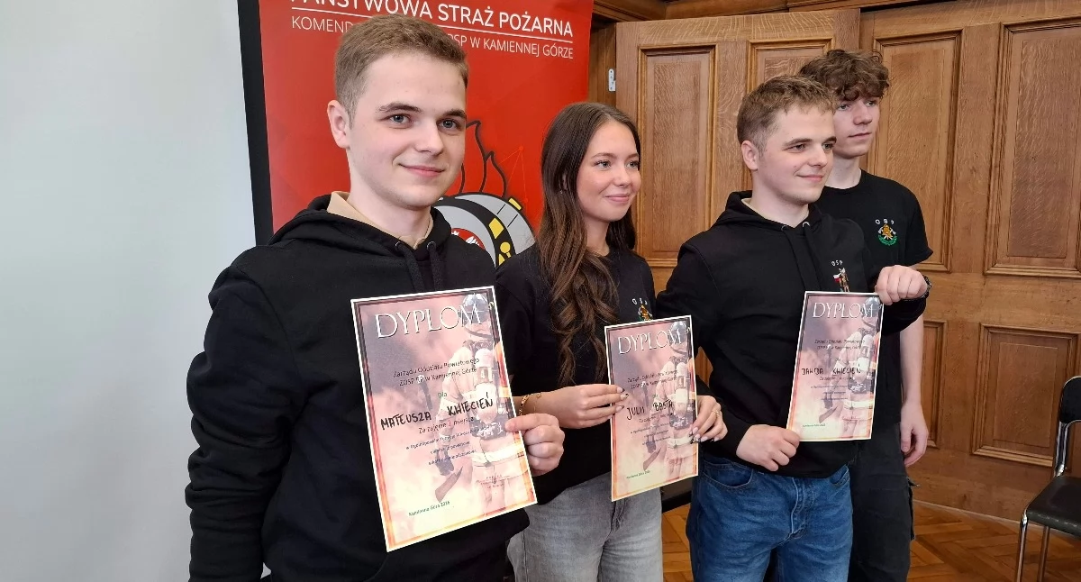 Straż pożarna, Młodzież Zapobiega Pożarom wyniki - zdjęcie, fotografia