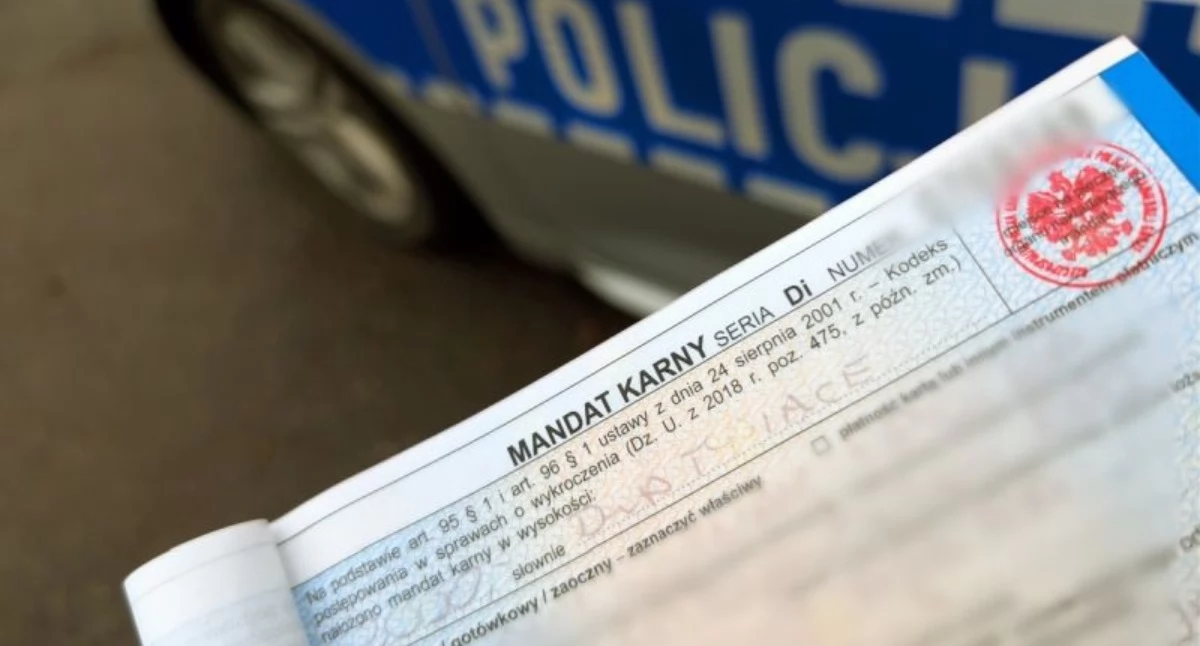 Policja, Przekroczył prędkość - zdjęcie, fotografia