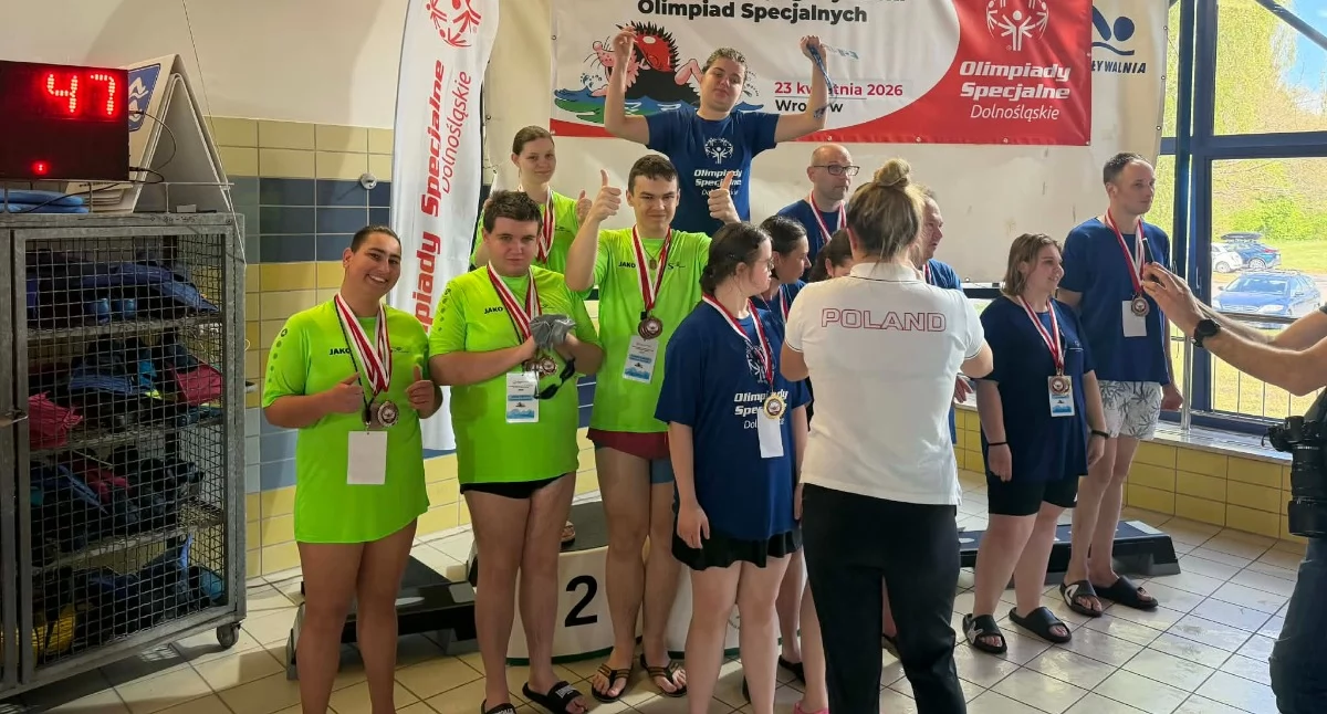 Sport szkolny, Dolnośląski Mityng pływacki Olimpiad Specjalnych - zdjęcie, fotografia