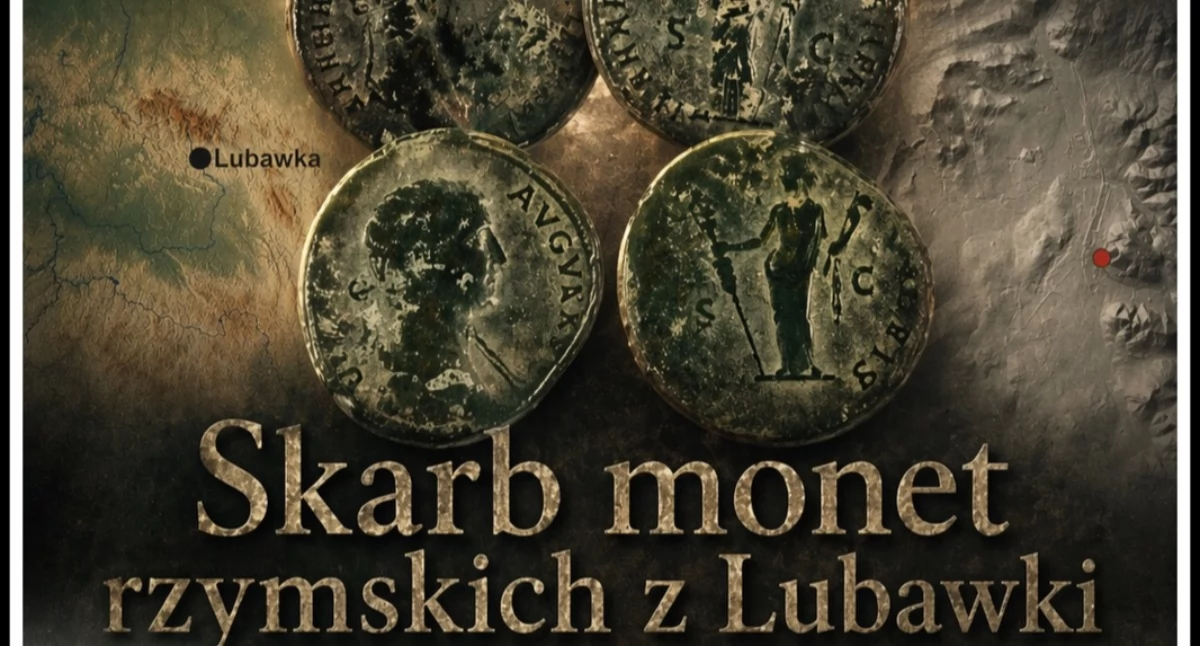 Wystawy, Skarb monet rzymskich Lubawki - zdjęcie, fotografia