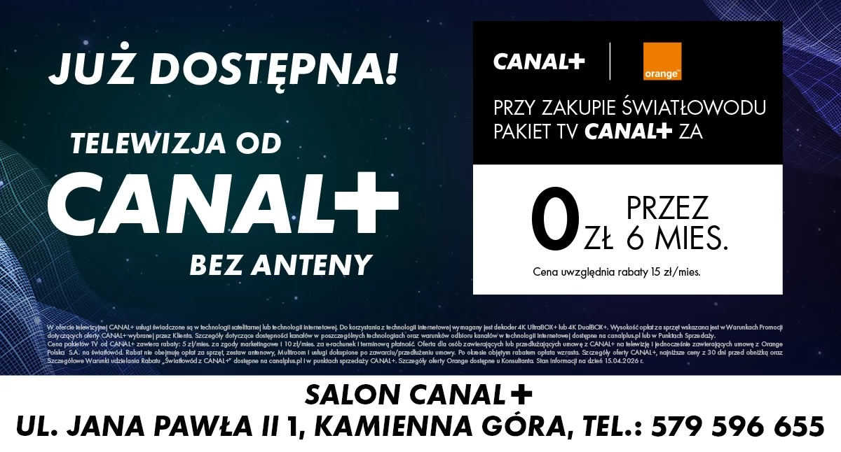 Współpraca, Salon CANAL+ Kamiennej Górze telewizja internet pełna obsługa umów jednym miejscu - zdjęcie, fotografia