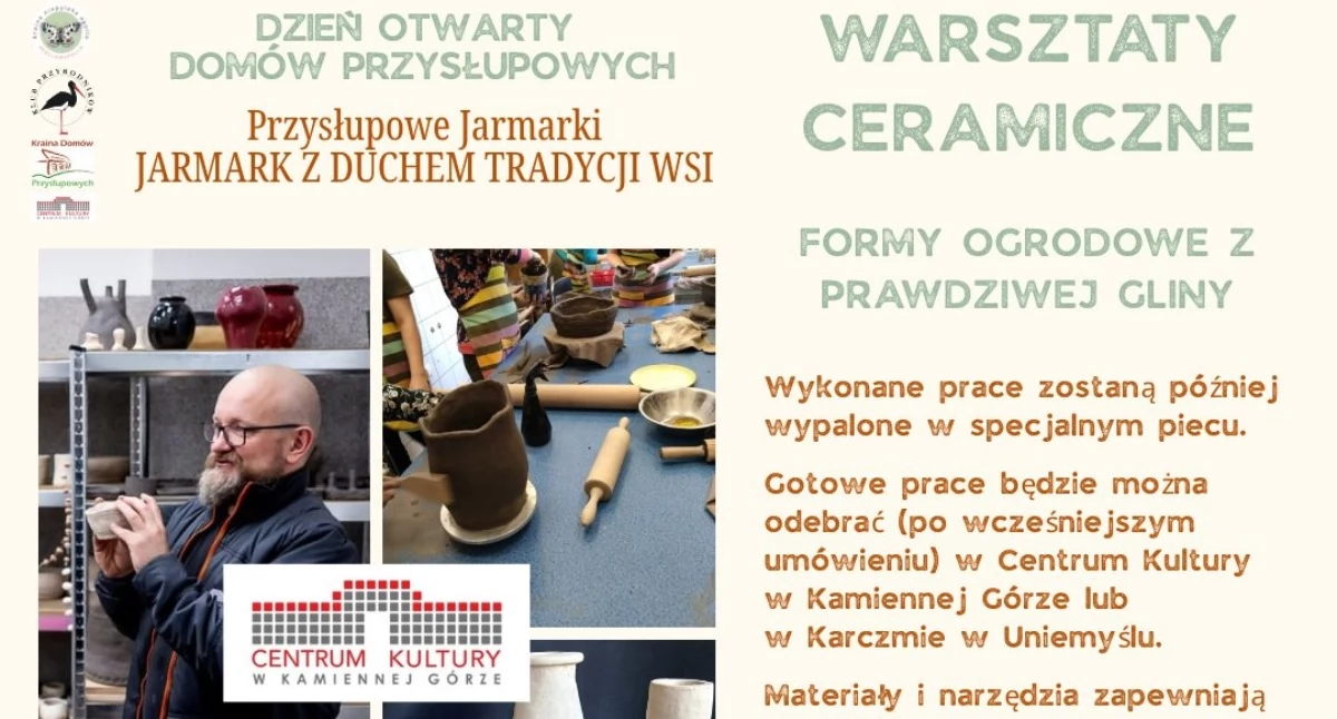Rękodzieło, jarmarki, festyny, Jarmark warsztaty ceramiczne Uniemyśl - zdjęcie, fotografia