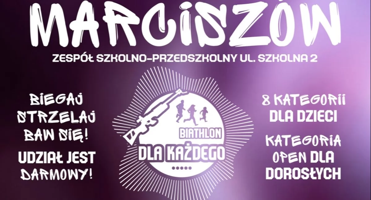 Biathlon, biegi narciarskie, Biathlon Marciszowie - zdjęcie, fotografia