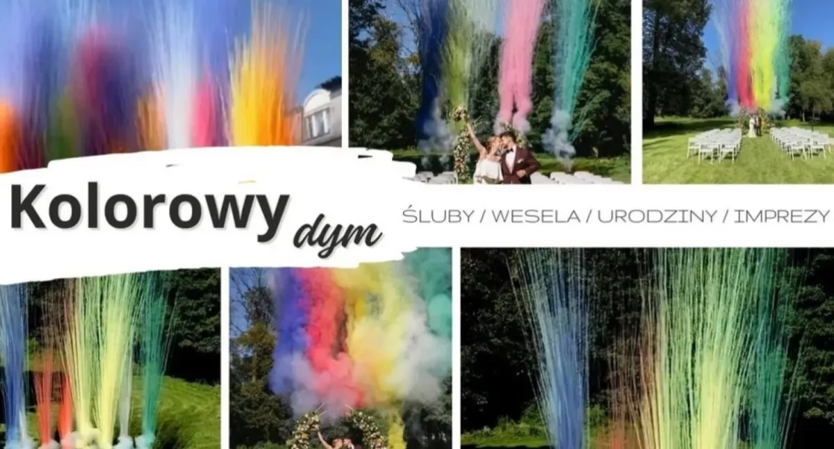 Współpraca, Kolorowy wesele efektowna oprawa wyjątkowych chwil - zdjęcie, fotografia