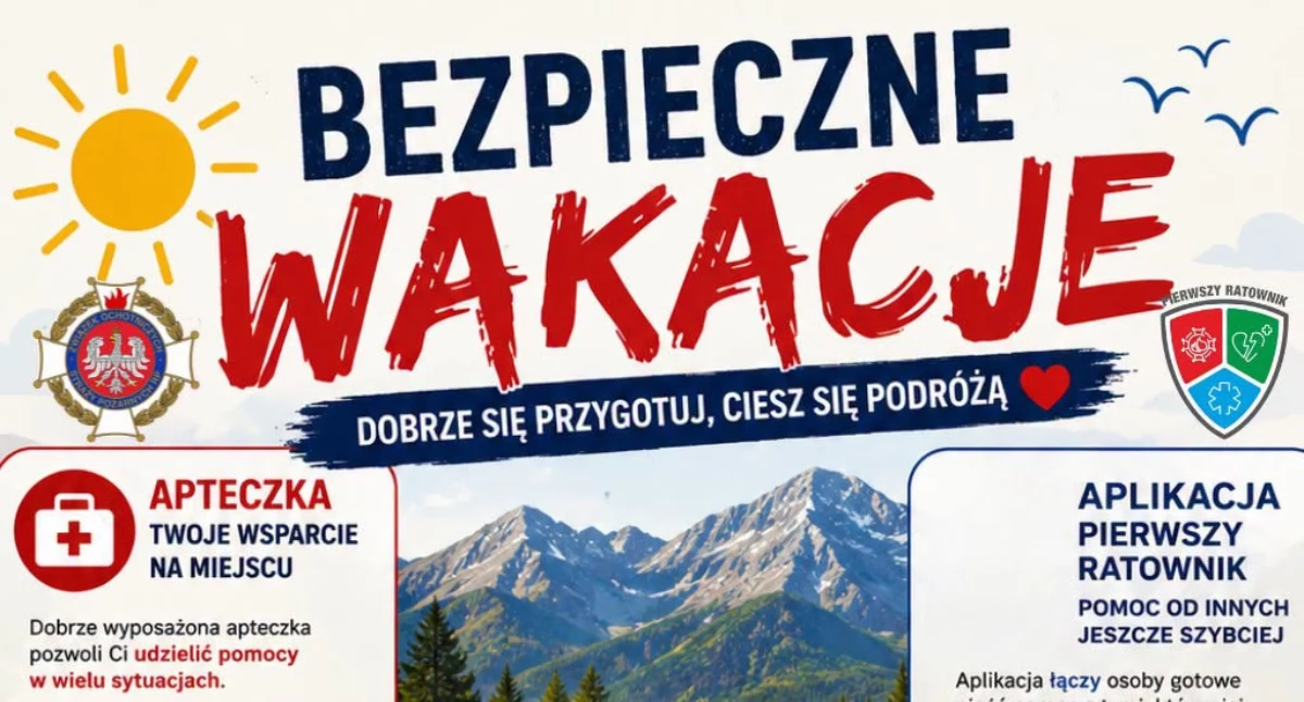 Ostrzeżenia, Bezpieczne wakacje zaczynają dobrego przygotowania - zdjęcie, fotografia