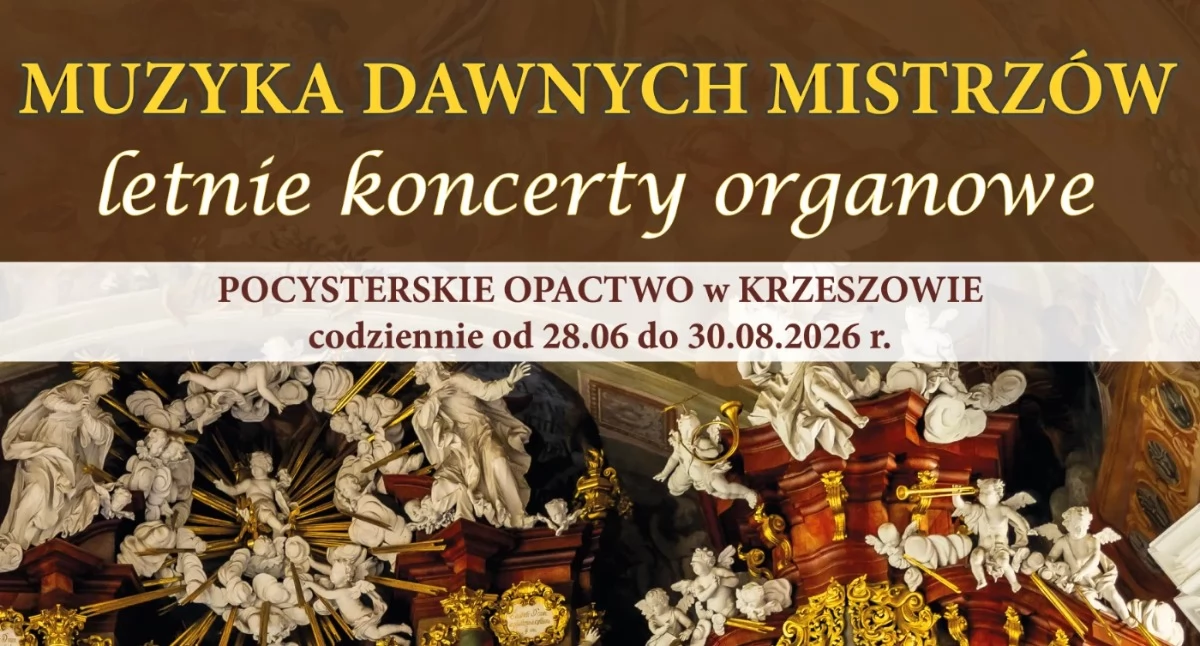 Koncerty, Letnie koncerty organowe Krzeszowie - zdjęcie, fotografia