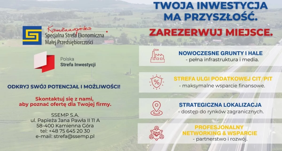 Z urzędów, Szukasz idealnego miejsca rozwój swojej firmy Odkryj możliwości jakie Kamiennogórska Specjalna Strefa Ekonomiczna Małej Przedsiębiorczości! - zdjęcie, fotografia
