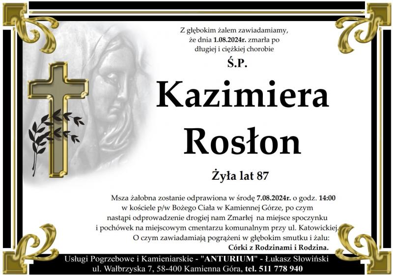Kazimiera Rosłon