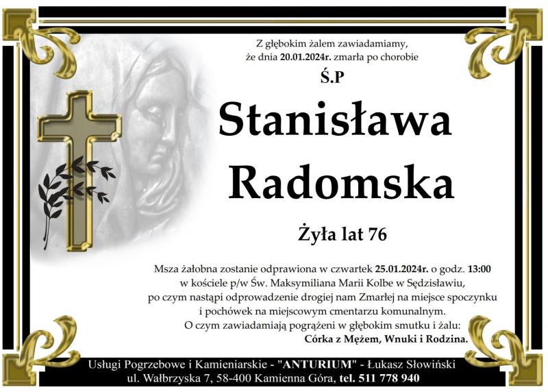 Stanisława Radomska