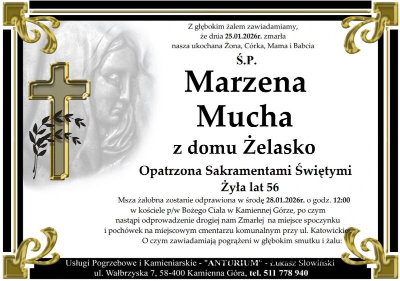 Marzena Mucha z domu Żelasko
