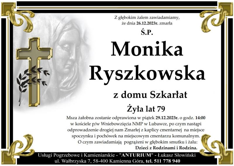 Monika Ryszkowska z domu Szkarłat