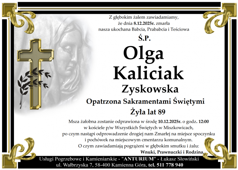 Olga Kaliciak Zyskowska