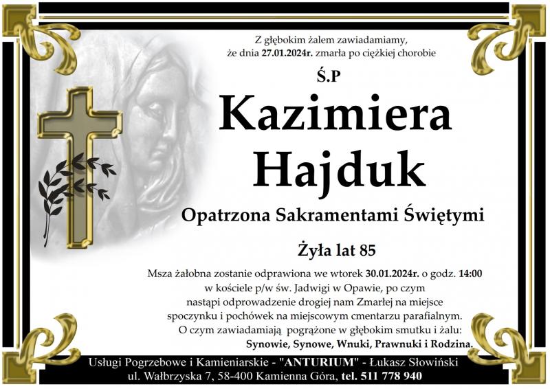 Kazimiera Hajduk