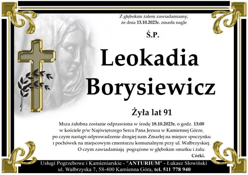 Leokadia Borysiewicz