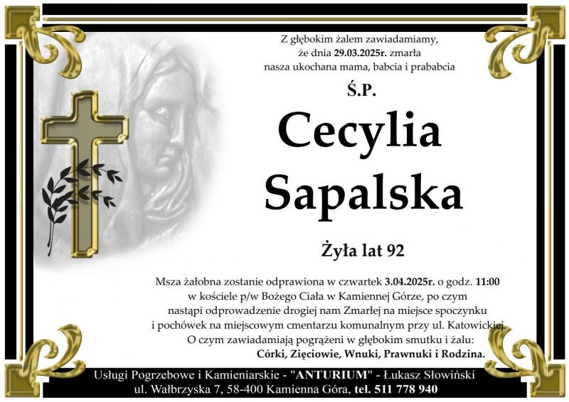 Cecylia Sapalska
