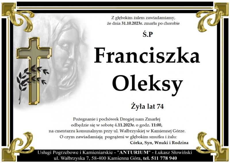 Franciszka Oleksy