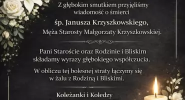 Kondolencje - śp. Janusz Krzyszkowski