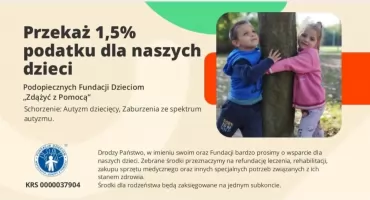 1,5% podatku dla Zosi i Michałka Bednarskich