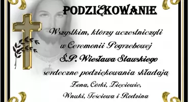 Podziękowania