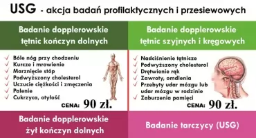USG - akcja badań profilaktycznych i przesiewowych 
