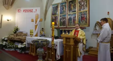 Święcenie pokarmów - parafia Pisarzowice