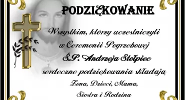 PODZIĘKOWANIE
